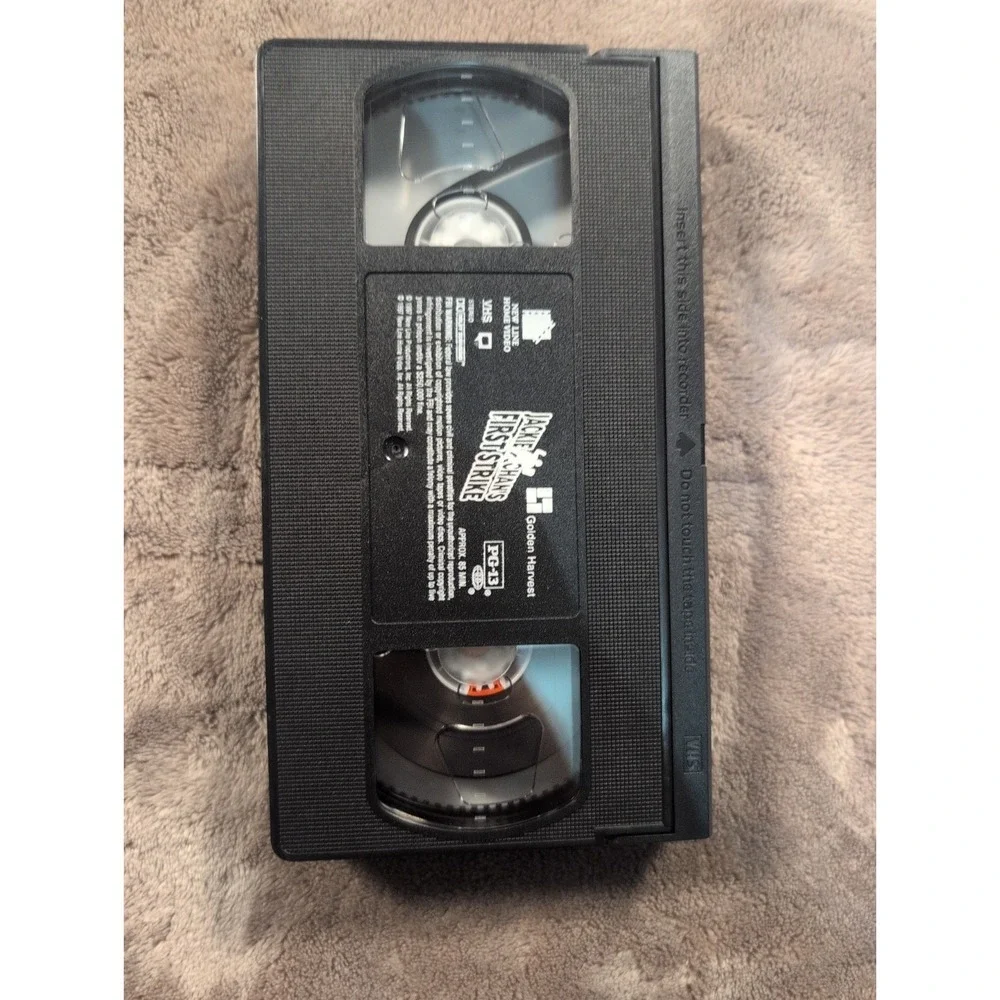 Jackie Chan's First Strike VHS 1997 New Line Home Video !
